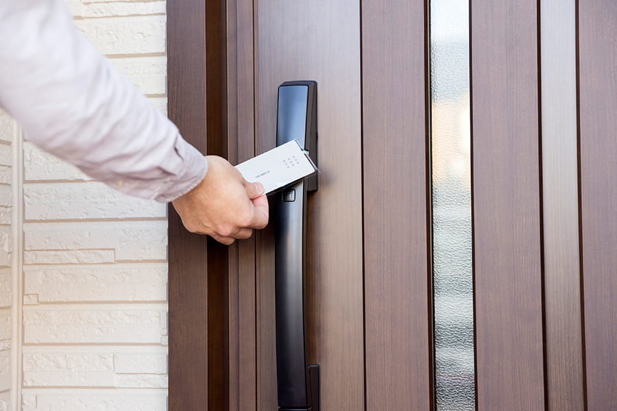 鍵を持たない快適さと、防犯性を両立